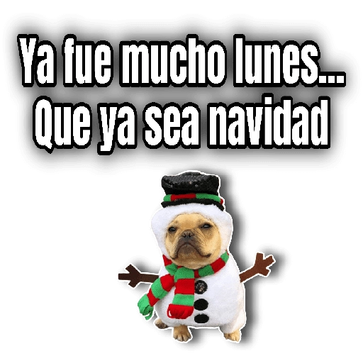 Ya fue mucho lunes... Que ya sea navidad