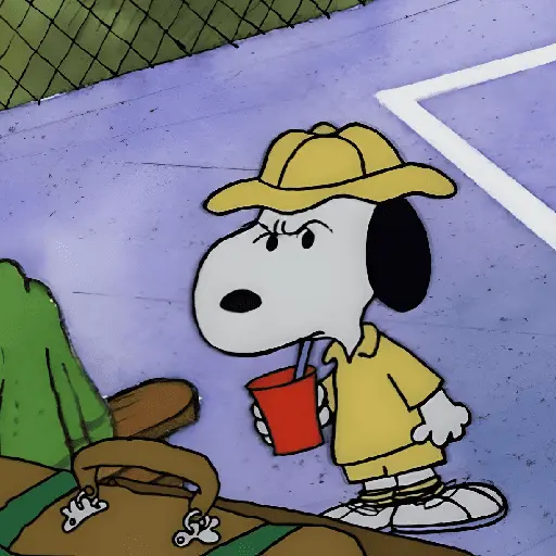 ♥️ Snoopy enojado 😡 28