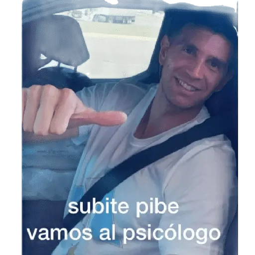 subite pibe vamos al psicólogo