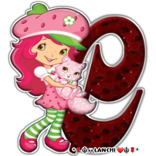 Abecedario Chica 🍓 13