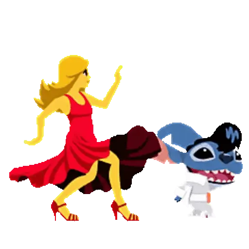 Emoji Bola 🟡 y Stitch Animado 5