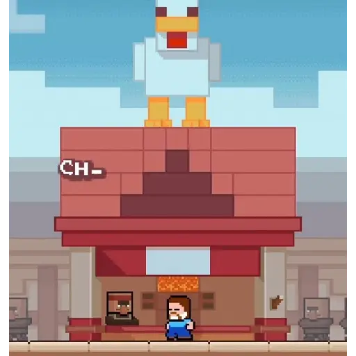 La la la lava Minecraft TikTok 10