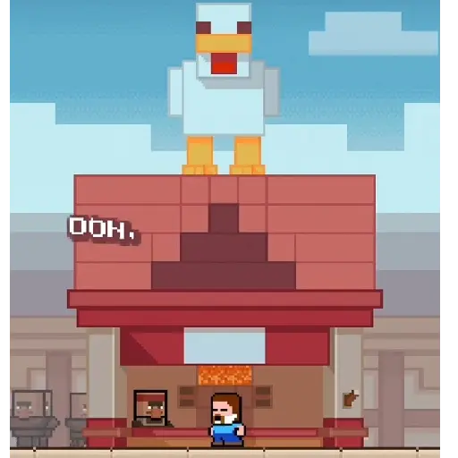 La la la lava Minecraft TikTok 7
