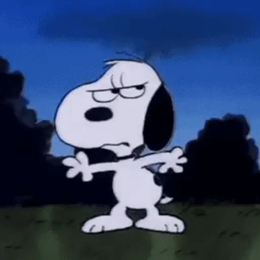 Stickers Snoopy sin contexto🐶 6