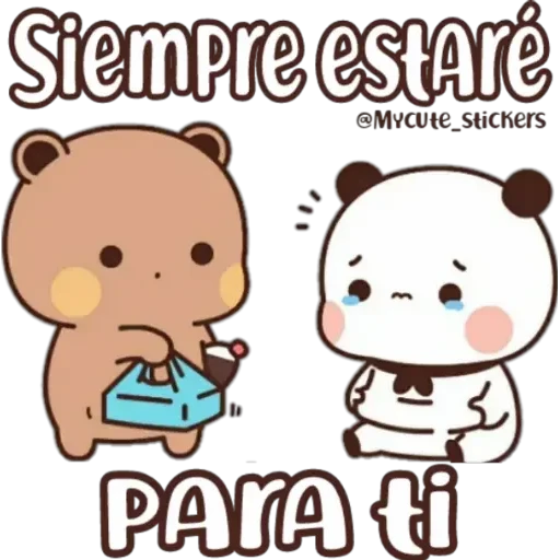 Siempre estaré @MYCute_Stickers PATA ti