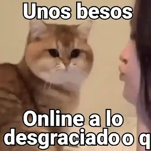 Unos besos Online a lo desgraciadoo q