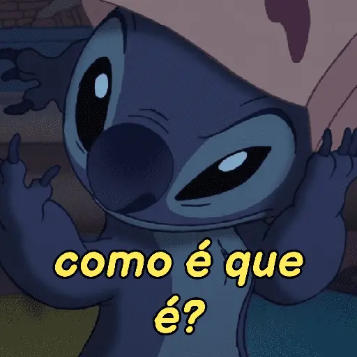 Stitch reagindo 💙