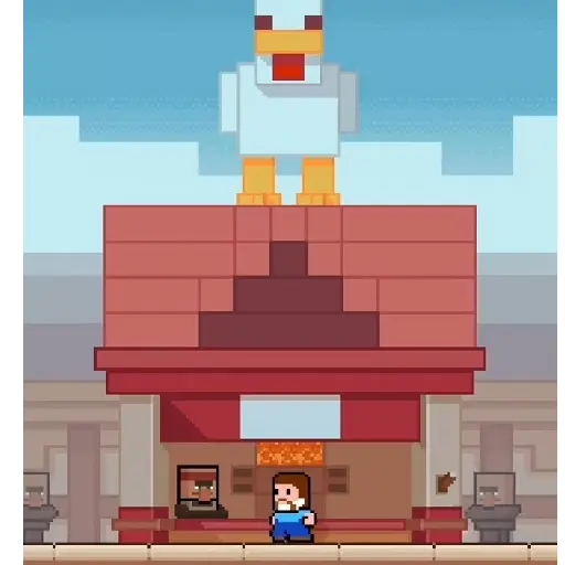 La la la lava Minecraft TikTok
