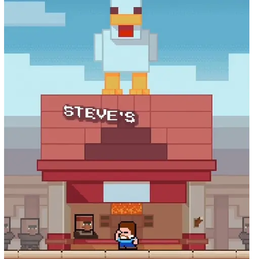 La la la lava Minecraft TikTok 9