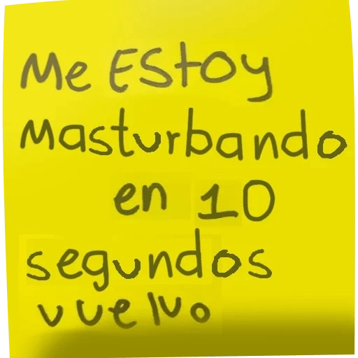 Me Estoy Masturbando en 10 segundos vuelvo