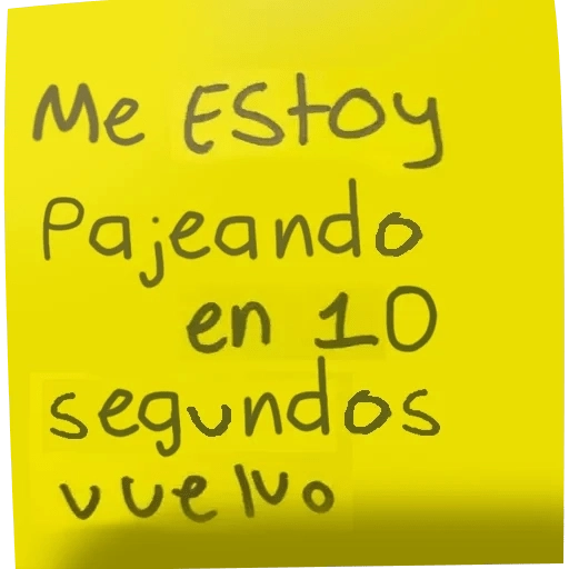 Me Estoy Pajeando en 10 segundos vuelvo