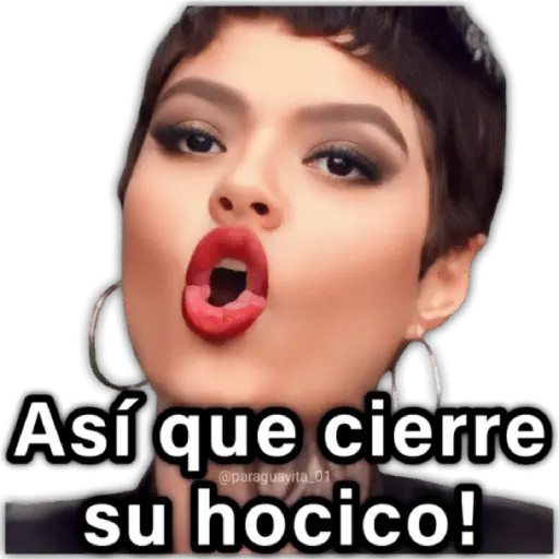 Así que cierre @paraguavita 01 su hocico!