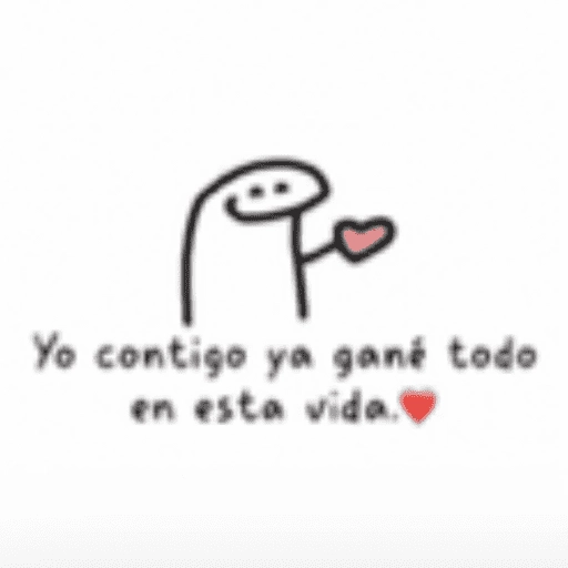 ه ام Yo contigo ya gané todo en esta vida.❤