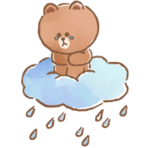 BROWN&FRIENDS warm and sweet watercolor 16