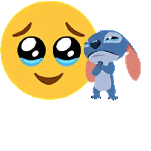 Emoji Bola 🟡 y Stitch Animado 12