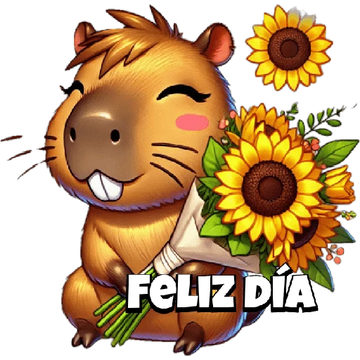 Copybara con ramos buchones💐 15