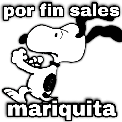♥️ Snoopy enojado 4😡 8