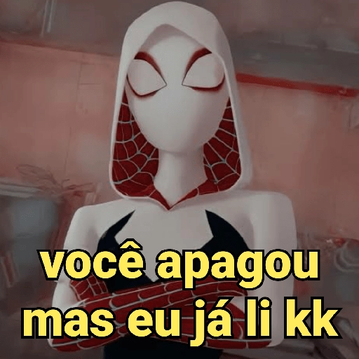 você apagou mas eu já li kk