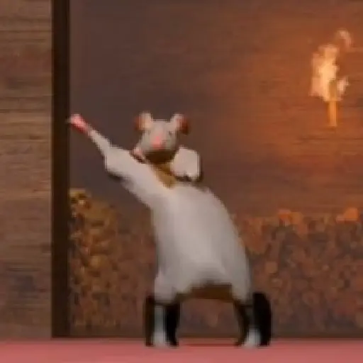rata bailando Ratón Milton 🐀 7