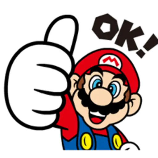 Talking Super Mario Animated Stickers 12
