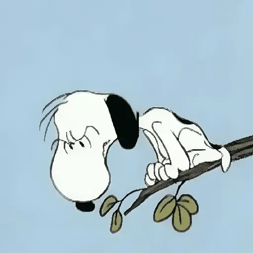 ♥️ Snoopy enojado 😡 2