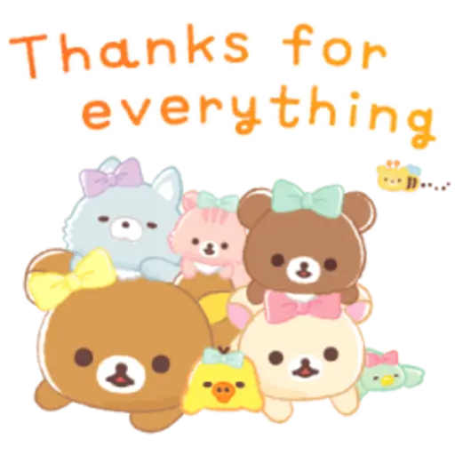 Thanks for everything