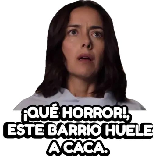 ¡QUÉ HORROR!, ESTE BARRIO HUELE A CACA.