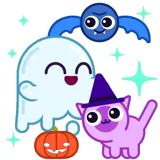 🎃 ĄŋimąteD Hąlloweeŋ Sticƙers 29