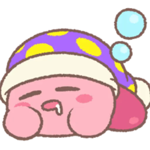 Kirby's Puffball Sticker Set 18