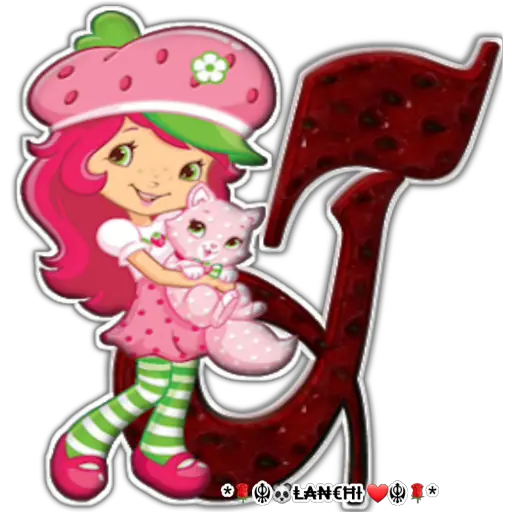 Abecedario Chica 🍓 12