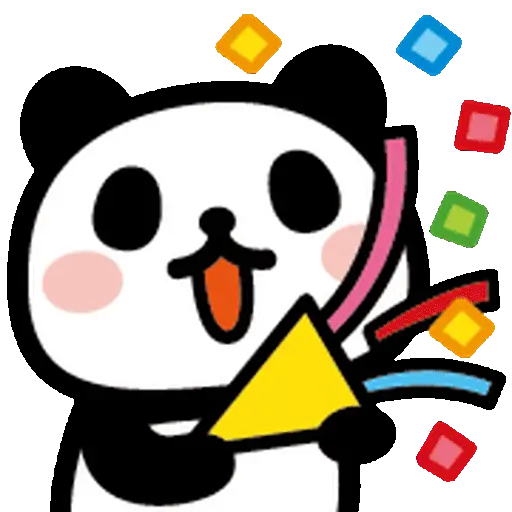 Emojis Animados osito panda🐼 14