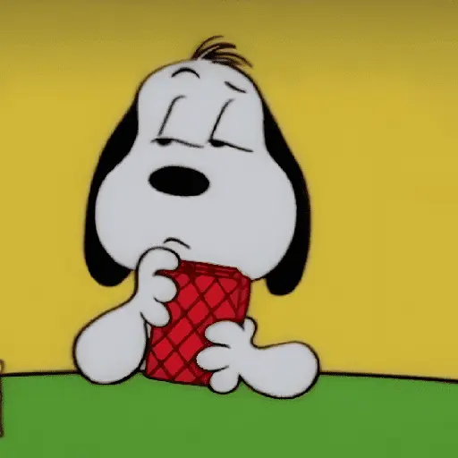 ♥️ Snoopy enojado 😡 17