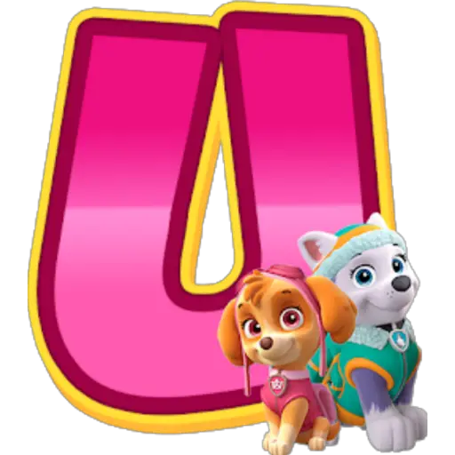 Letras ♡ Paw Patrol 25