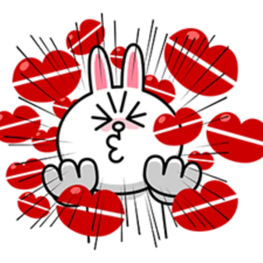 Brown & Cony's Big Love Stickers 8