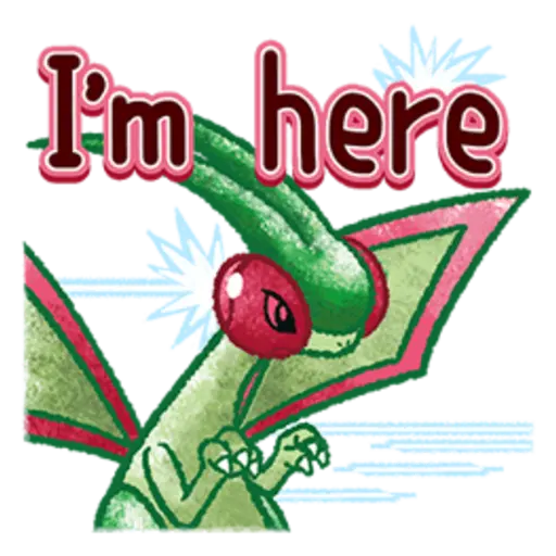 I'm here-