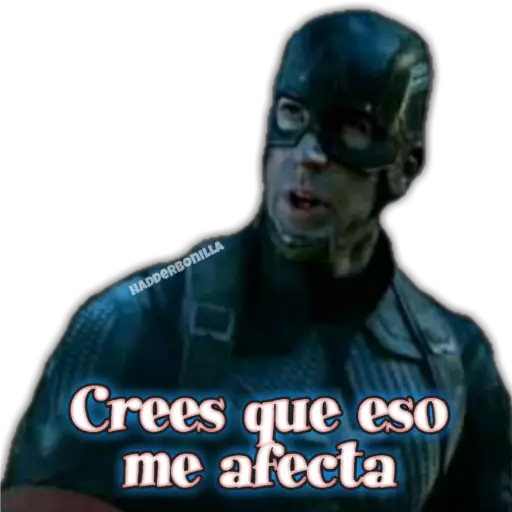 HADDERBONILLA
Crees que eso
me afecta