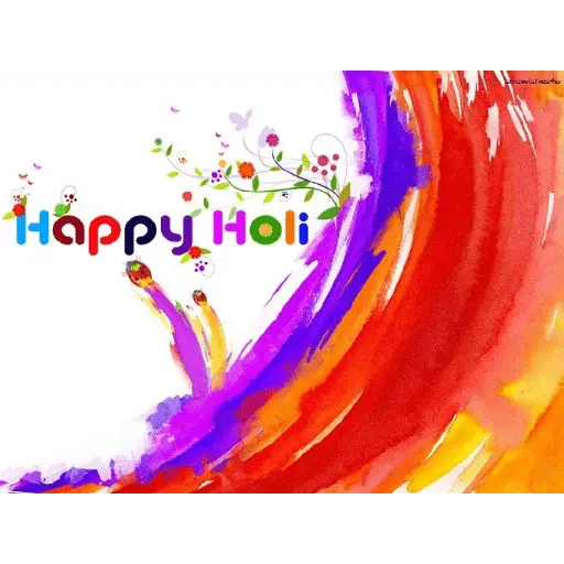 Happy Holi swishes