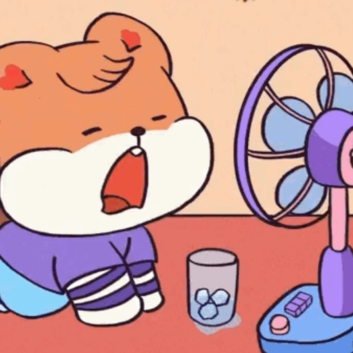 GIFs Que Calor! 🥵 Desenhos 9