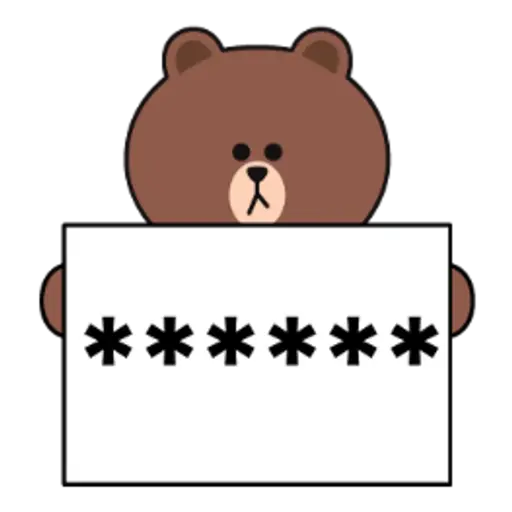 BROWN & FRIENDS Message Stickers 8