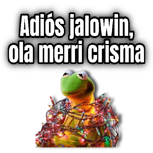 Adiós jalowin, ola merri crisma
