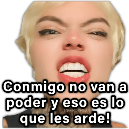 Conmigo no van a poder y eso es lo @paraguayita 01 que les arde!