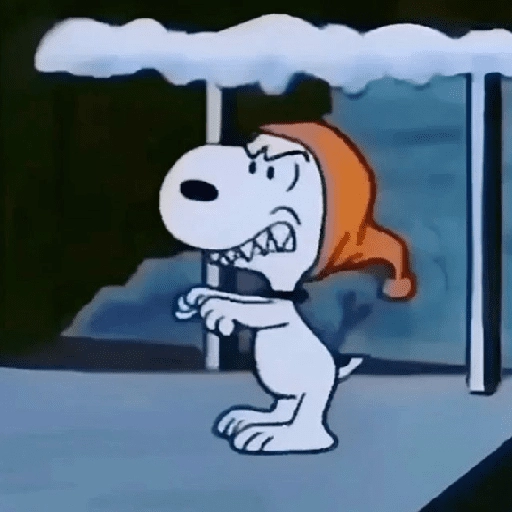 Snoopy Show 3(Enojado)🐶🤍✨ 2