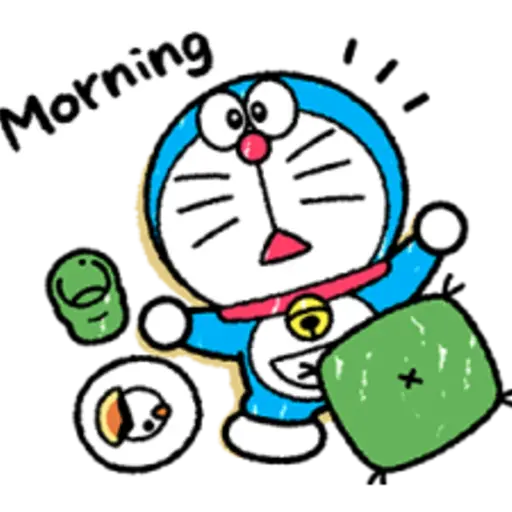 Doraemon's Crayon Stickers 11