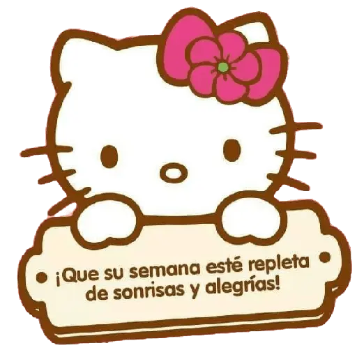 ¡Que su semana esté repleta de sonrisas y alegrías!