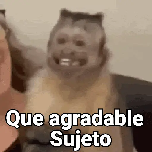 Que agradable Sujeto