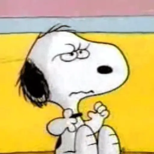 😠🫐 SNOOPY Enojado 🫐😠 12