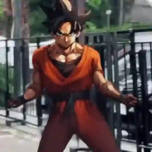 Goku bailando Random😜 13