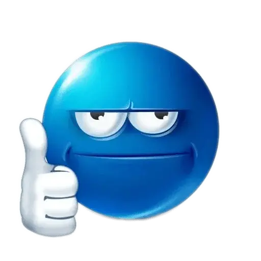 Emoji azul 🔵 15