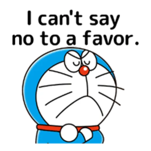 I can't say no to a favor.