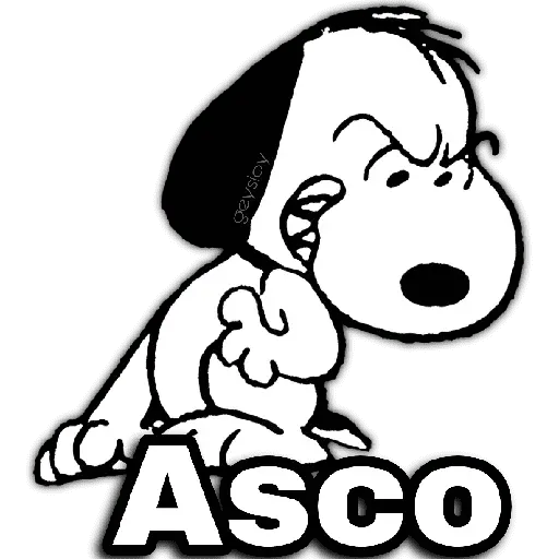 ♥️ Snoopy enojado 4😡 14